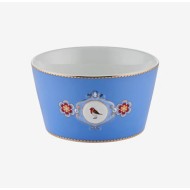 Love Birds Mavi Madalyon Kase 15 cm