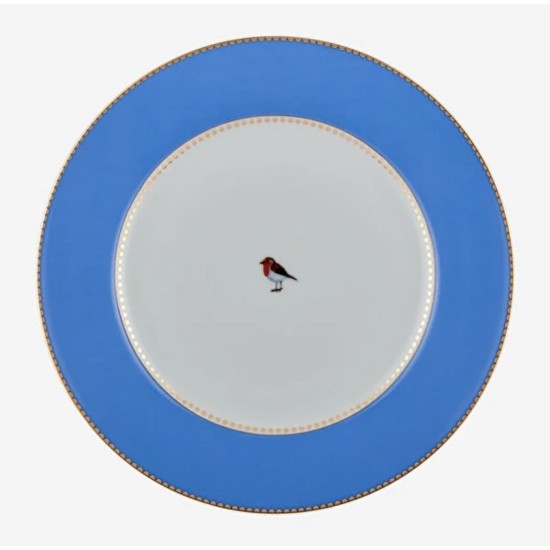 Love Birds Mavi Yemek Tabağı 26.5 cm Love Birds Mavi Yemek Tabağı 26.5 cm