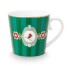 Love Birds Yeşil Çizgili Mug Kupa 250 ml
