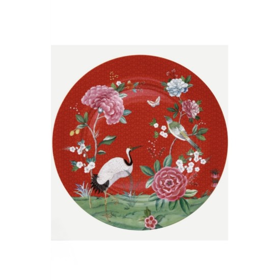 Blushing Birds Kırmızı Porselen Supla 32 Cm Blushing Birds Kırmızı Porselen Supla 32 Cm