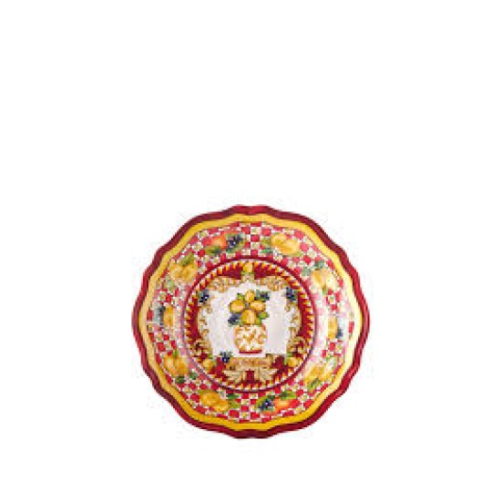 Chiara Alessi Portofino Kırmızı Limonlu Servis Kasesi 35 cm