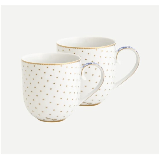 Pip Studio Royal White Small Porselen Kupa Seti
