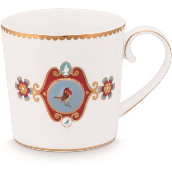 Love Birds Beyaz Madalyon Mug 150 ml