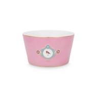 Love Birds Pembe Madalyon Kase 15 cm