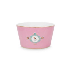 Love Birds Pembe Madalyon Kase 15 cm